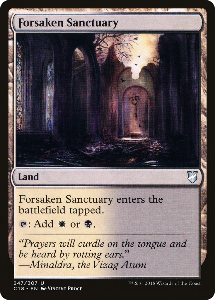 Magic: The Gathering - Forsaken Sanctuary - Commander 2018