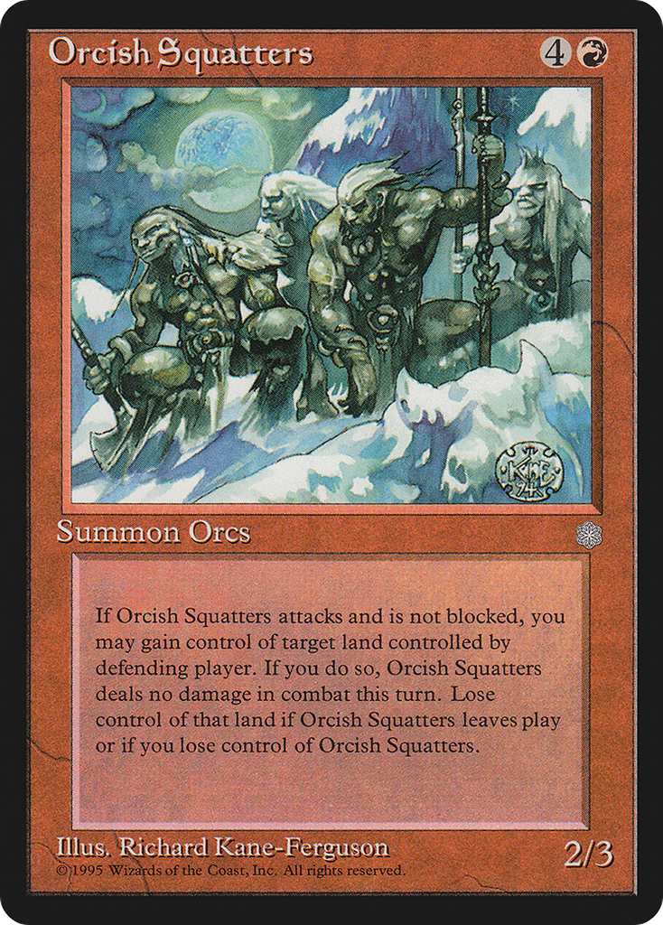Magic: The Gathering - Orcish Squatters - Ice Age
