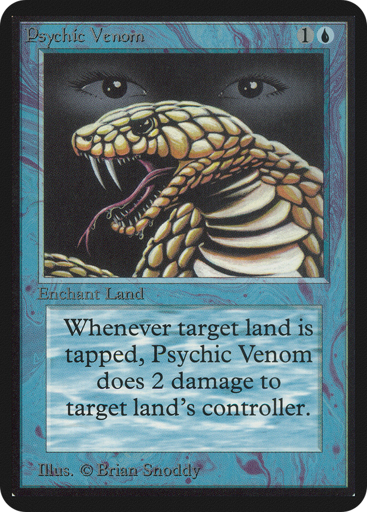Magic: The Gathering - Psychic Venom - Limited Edition Alpha