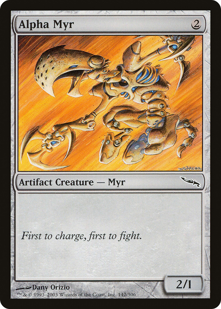 Magic: The Gathering - Alpha Myr - Mirrodin