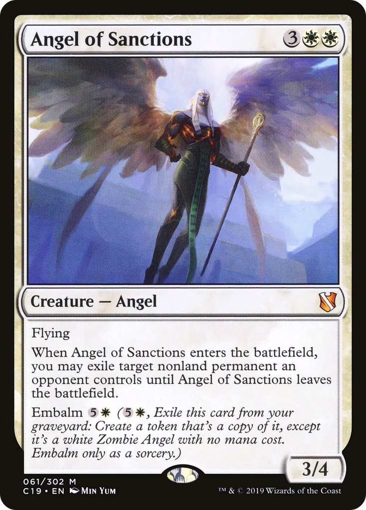 Magic: The Gathering - Angel of Sanctions - Commander 2019