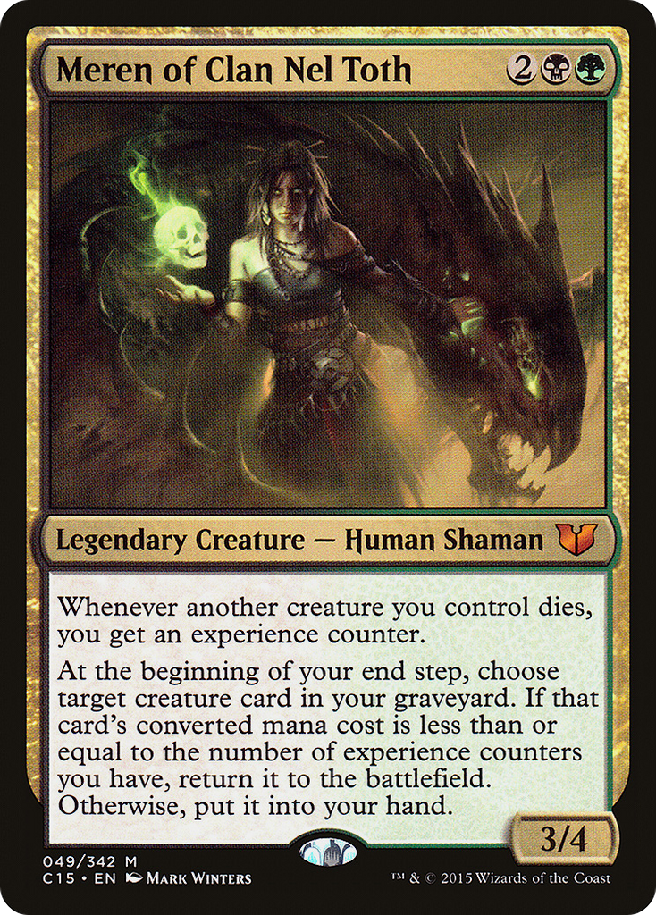 Magic: The Gathering - Meren of Clan Nel Toth - Commander 2015