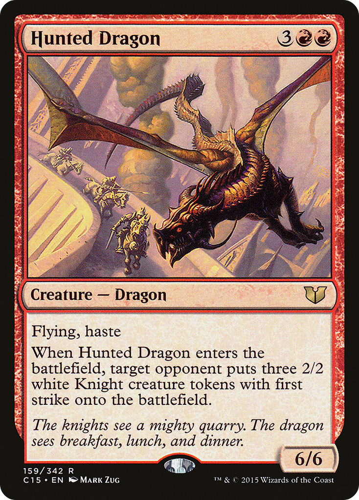Magic: The Gathering - Hunted Dragon - Commander 2015