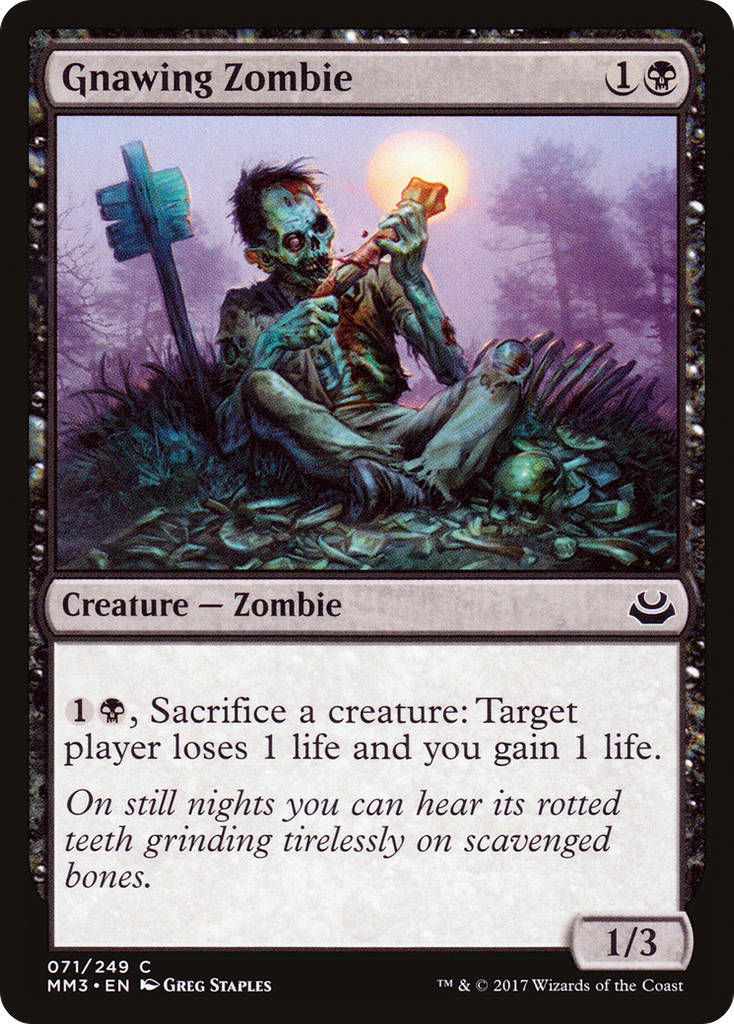 Magic: The Gathering - Gnawing Zombie - Modern Masters 2017