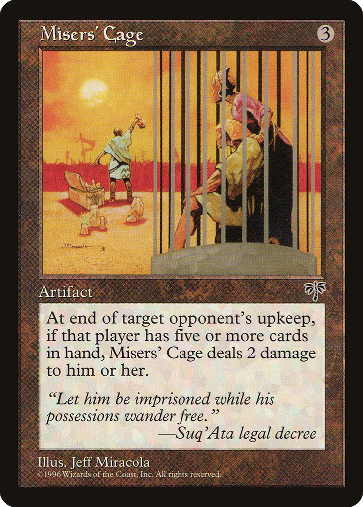 Magic: The Gathering - Misers' Cage - Mirage