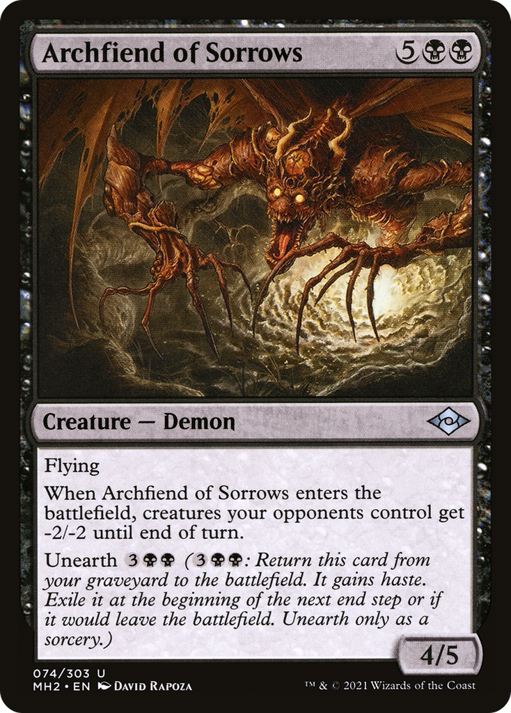 Magic: The Gathering - Archfiend of Sorrows - Modern Horizons 2