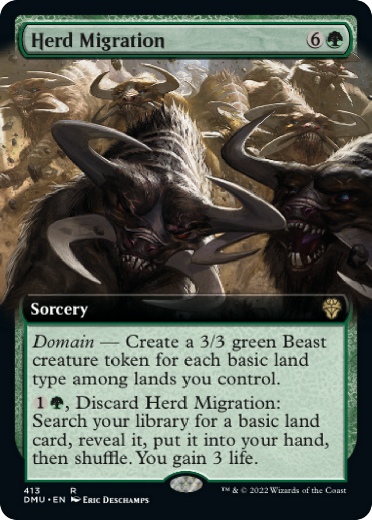 Magic: The Gathering - Herd Migration Foil - Dominaria United