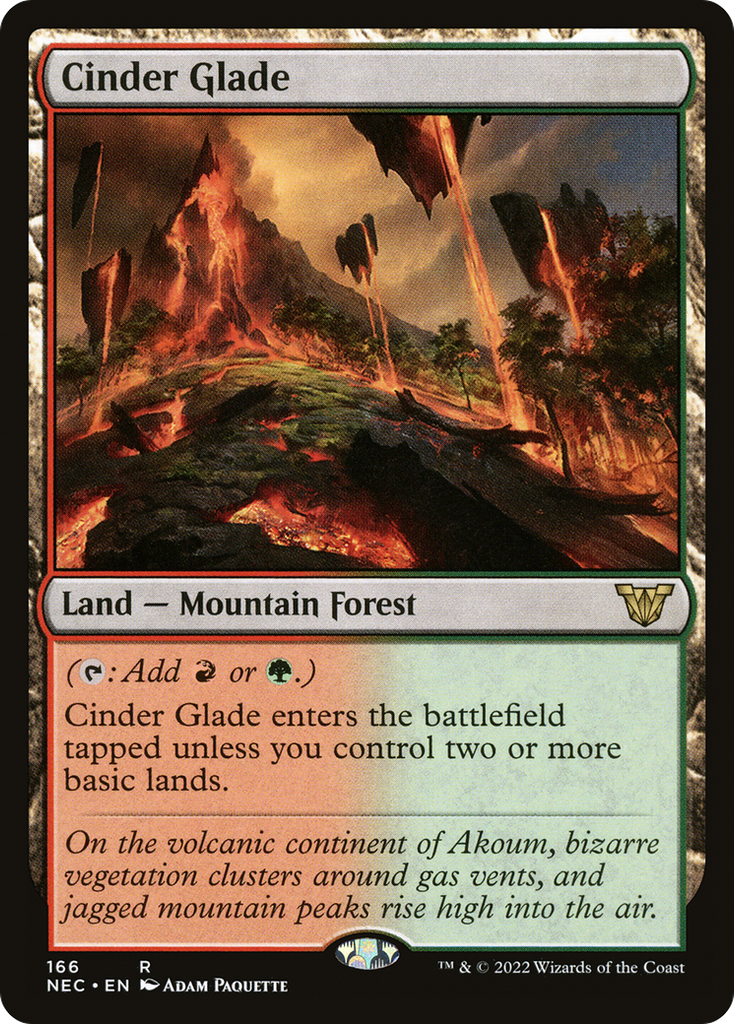 Magic: The Gathering - Cinder Glade - Neon Dynasty Commander