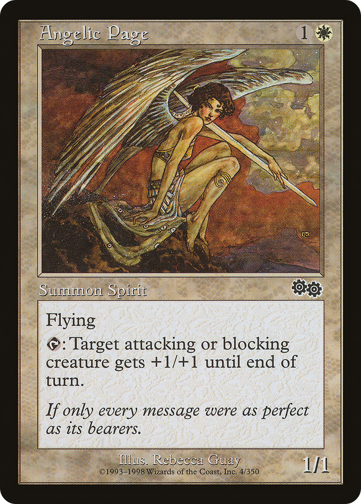 Magic: The Gathering - Angelic Page - Urza's Saga