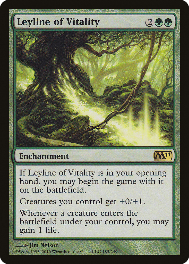 Magic: The Gathering - Leyline of Vitality - Magic 2011