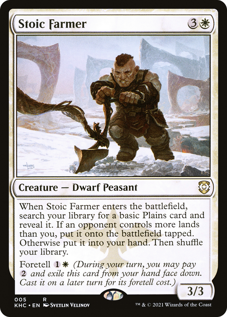 Magic: The Gathering - Stoic Farmer - Kaldheim Commander