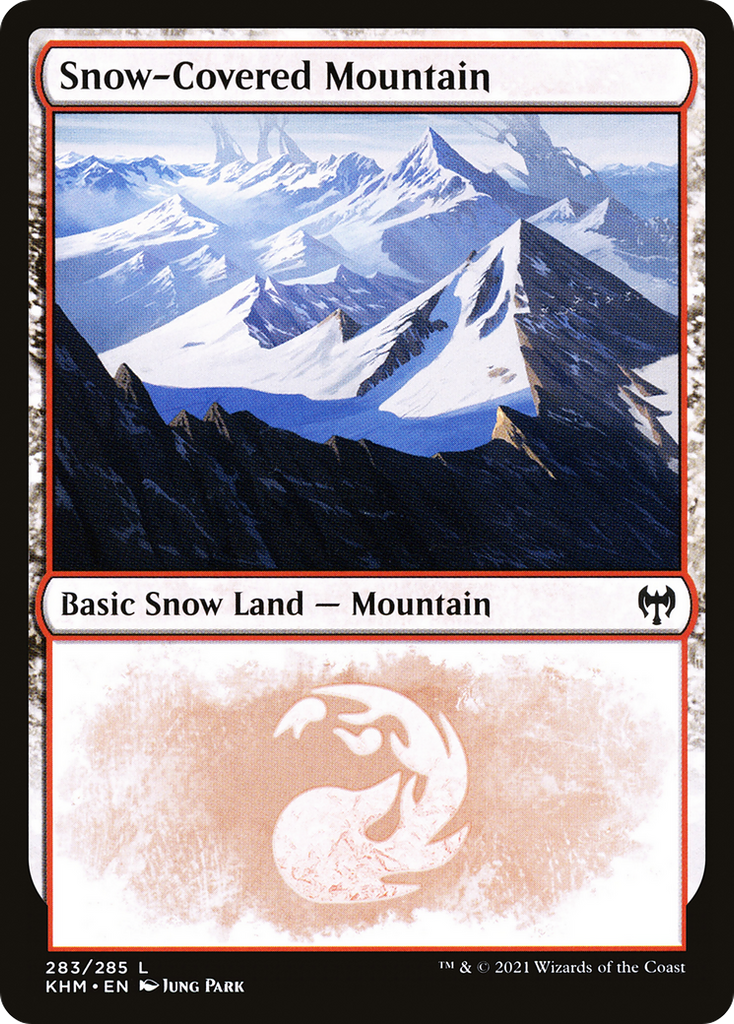 Magic: The Gathering - Snow-Covered Mountain - Kaldheim