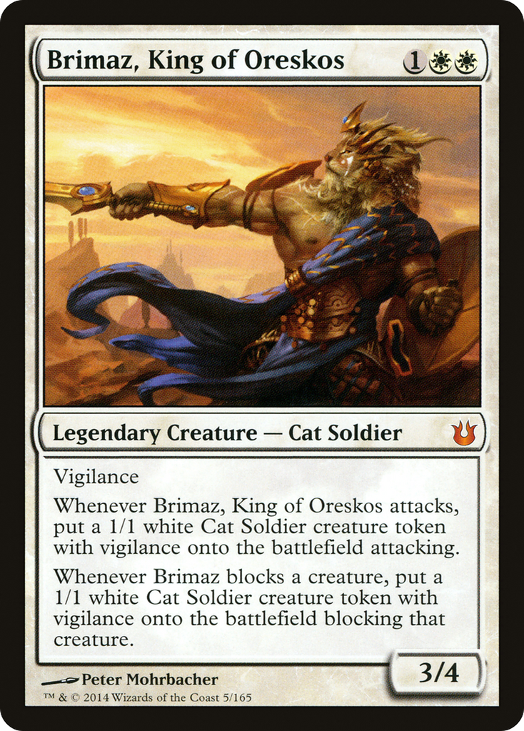Magic: The Gathering - Brimaz, King of Oreskos - Born of the Gods