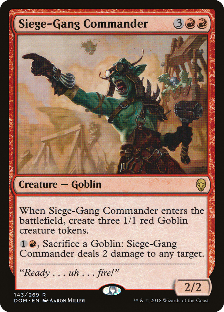 Magic: The Gathering - Siege-Gang Commander - Dominaria