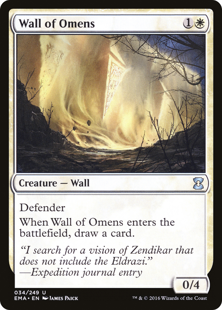 Magic: The Gathering - Wall of Omens - Eternal Masters