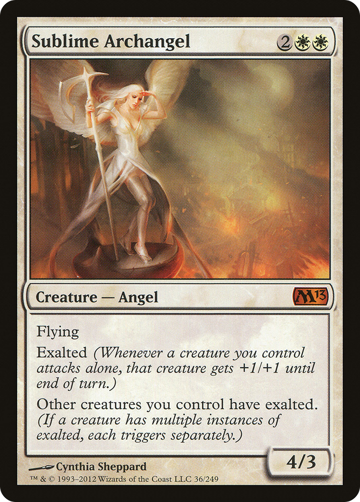 Magic: The Gathering - Sublime Archangel - Magic 2013