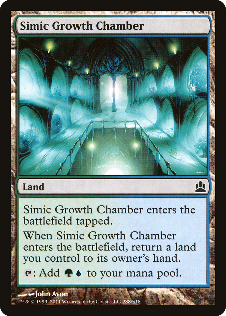 Magic: The Gathering - Simic Growth Chamber - Commander 2011