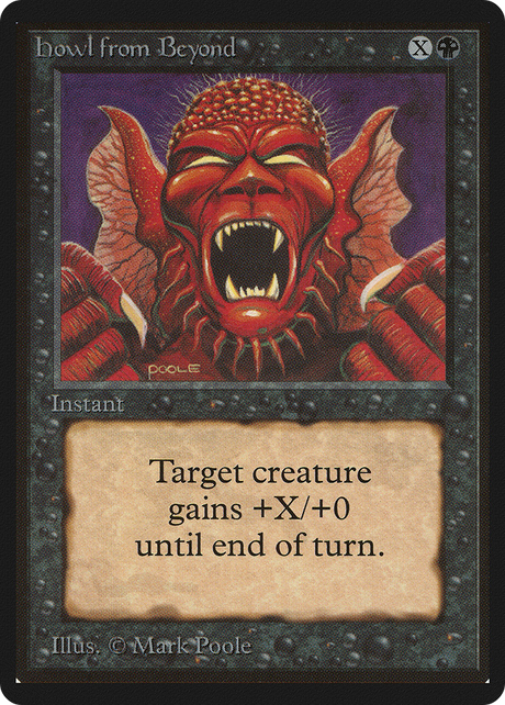 Magic: The Gathering - Howl from Beyond - Limited Edition Beta