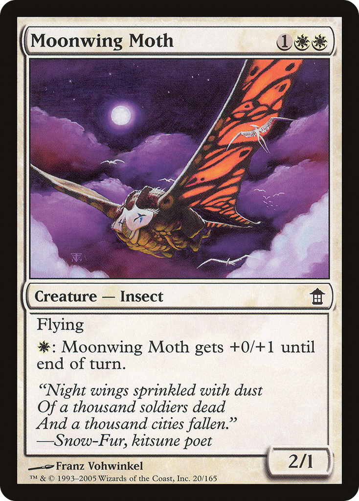 Magic: The Gathering - Moonwing Moth - Saviors of Kamigawa