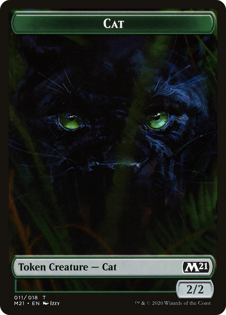 Magic: The Gathering - Cat Token - Core Set 2021 Tokens