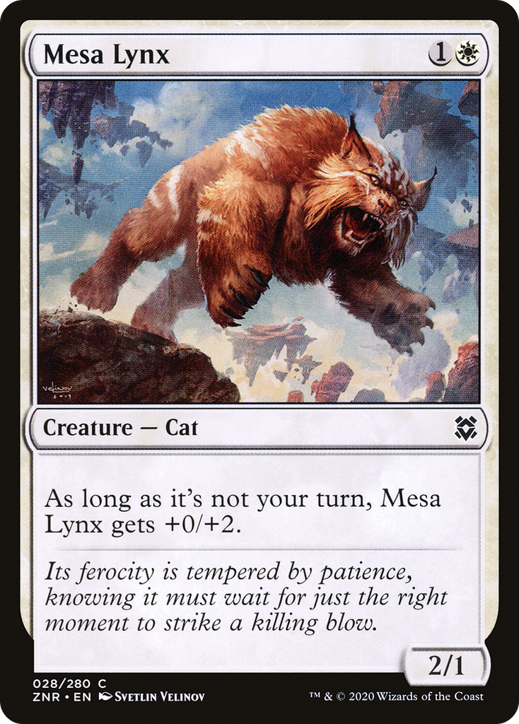 Magic: The Gathering - Mesa Lynx - Zendikar Rising