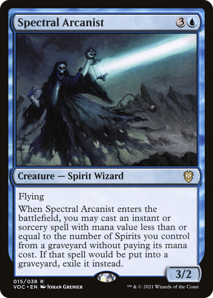 Magic: The Gathering - Spectral Arcanist - Crimson Vow Commander