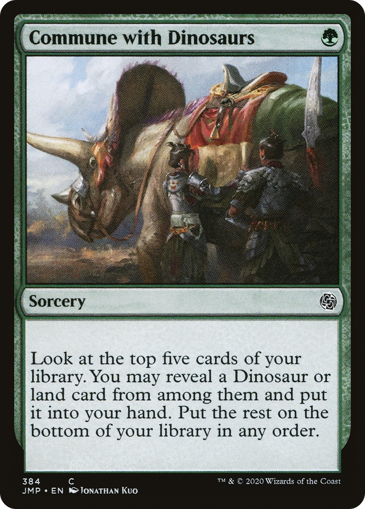 Magic: The Gathering - Commune with Dinosaurs - Jumpstart