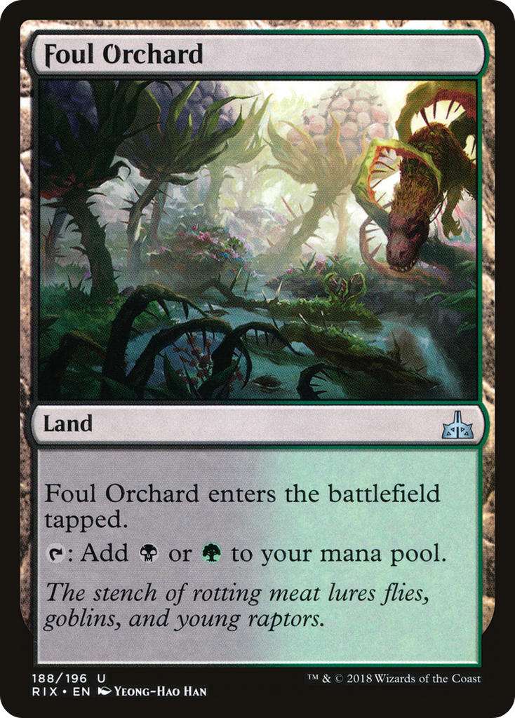 Magic: The Gathering - Foul Orchard - Rivals of Ixalan