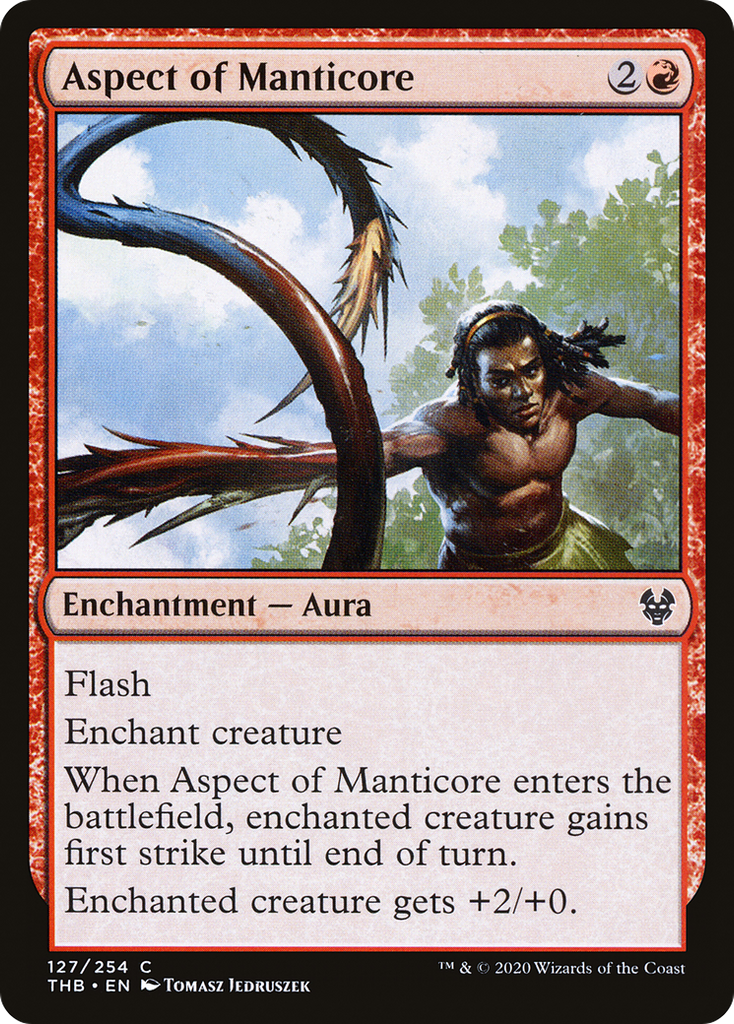 Magic: The Gathering - Aspect of Manticore Foil - Theros Beyond Death