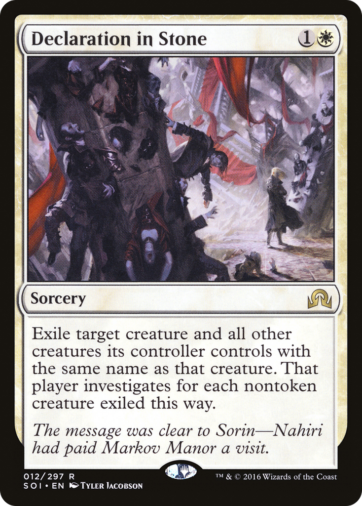 Magic: The Gathering - Declaration in Stone - Shadows over Innistrad