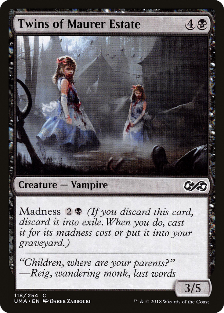 Magic: The Gathering - Twins of Maurer Estate - Ultimate Masters