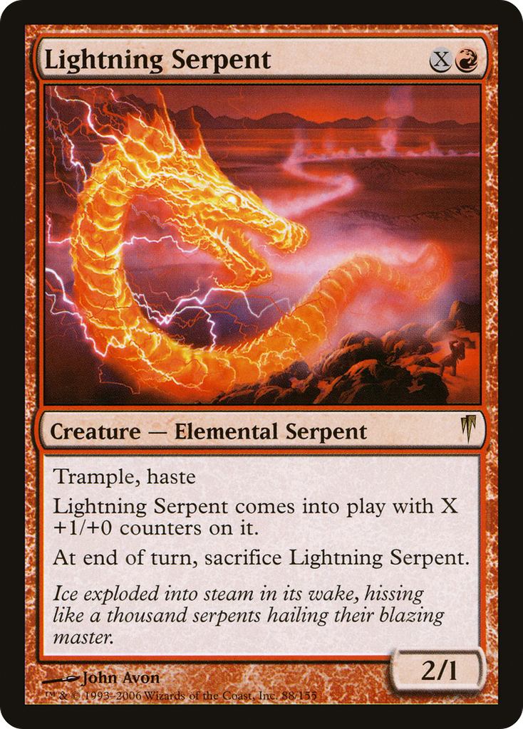 Magic: The Gathering - Lightning Serpent - Coldsnap