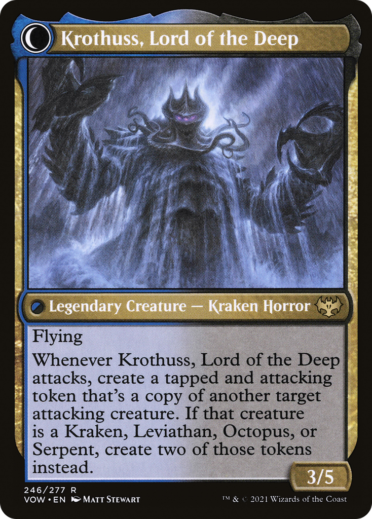 Magic: The Gathering - Runo Stromkirk // Krothuss, Lord of the Deep - Innistrad: Crimson Vow