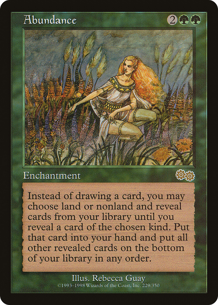 Magic: The Gathering - Abundance - Urza's Saga