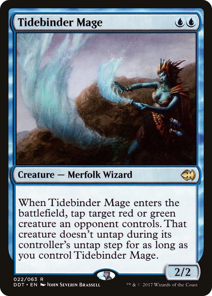 Magic: The Gathering - Tidebinder Mage - Duel Decks: Merfolk vs. Goblins