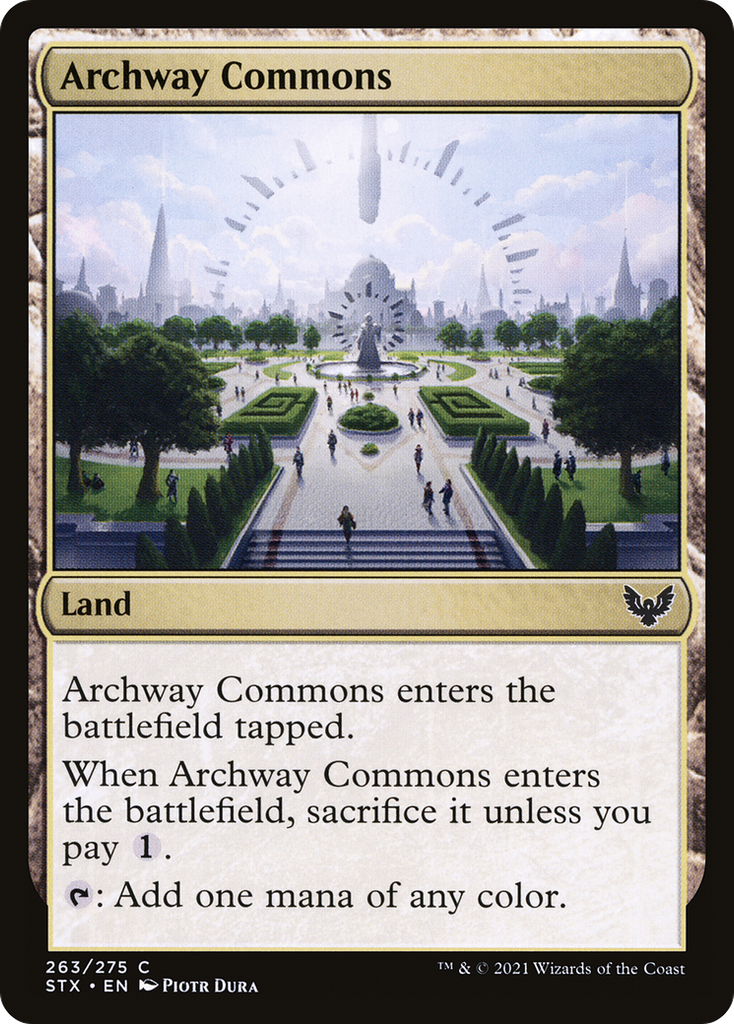 Magic: The Gathering - Archway Commons Foil - Strixhaven: School of Mages