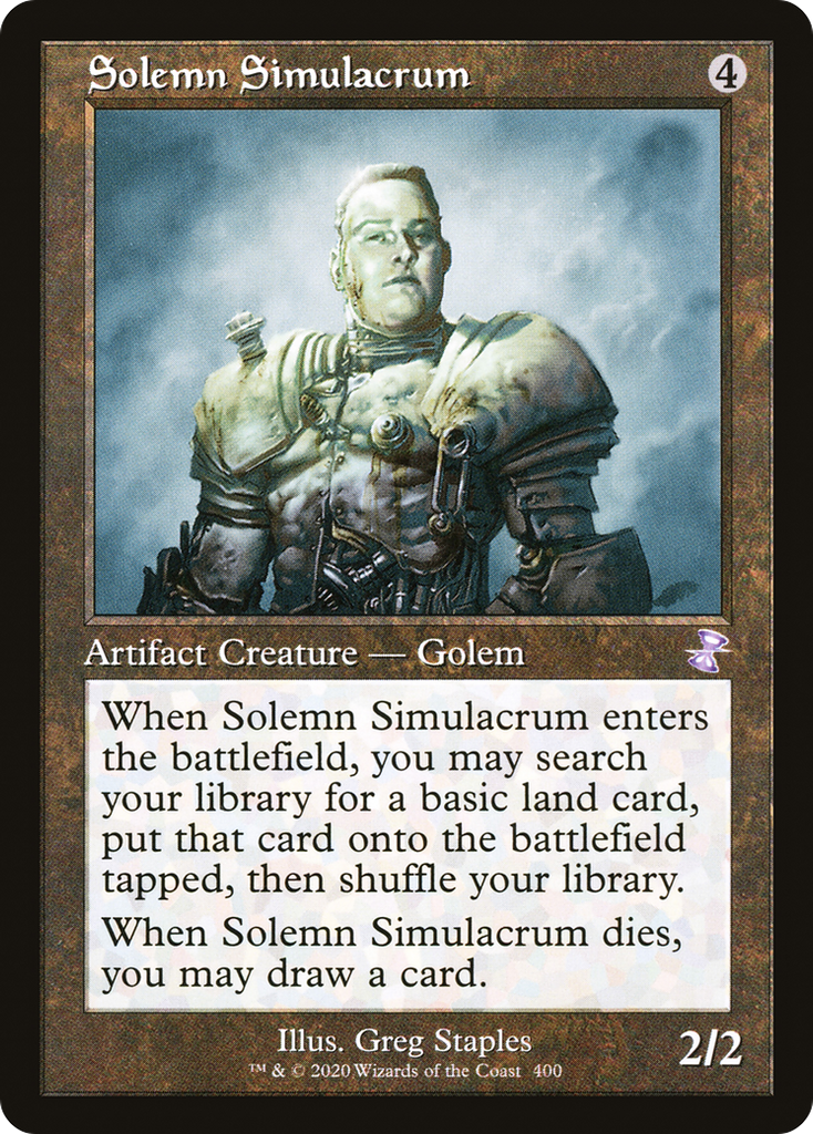 Magic: The Gathering - Solemn Simulacrum - Time Spiral Remastered
