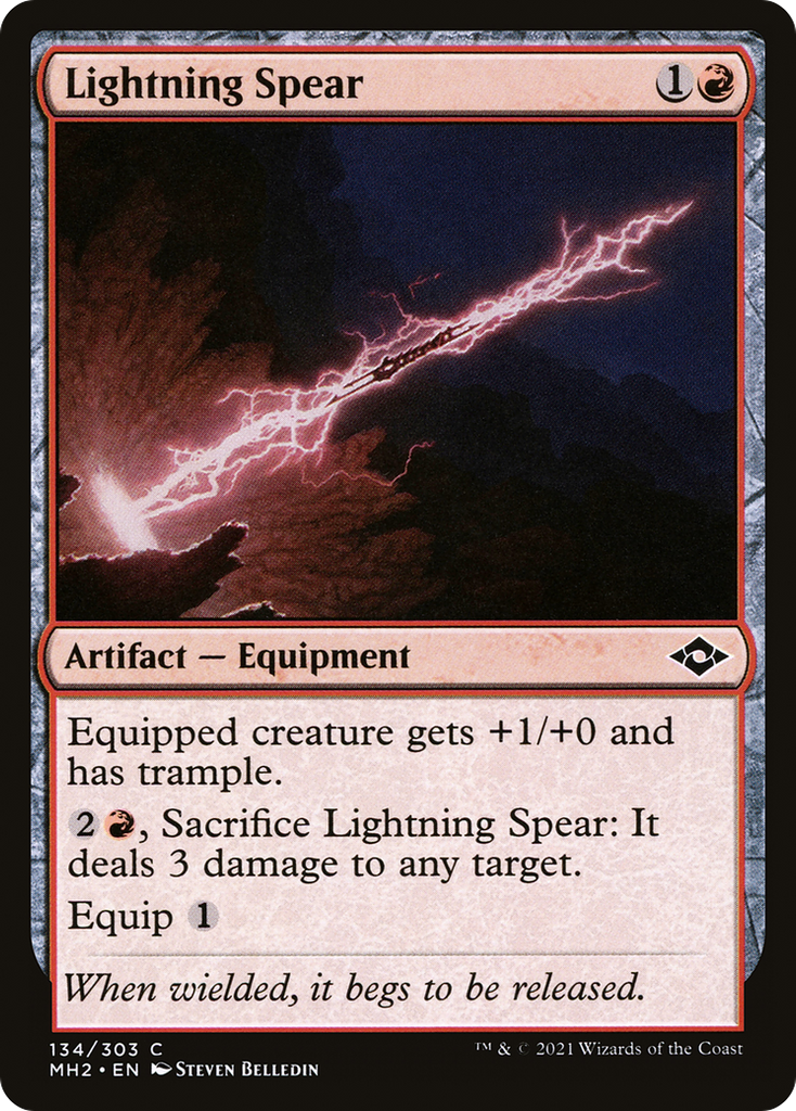 Magic: The Gathering - Lightning Spear Foil - Modern Horizons 2