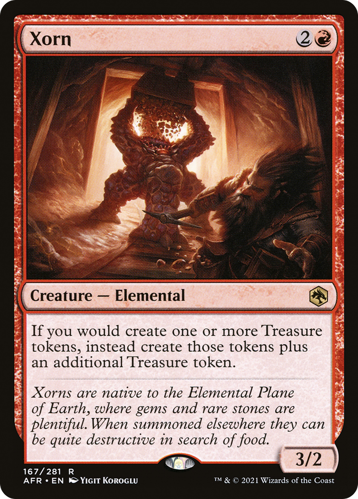 Magic: The Gathering - Xorn - Adventures in the Forgotten Realms