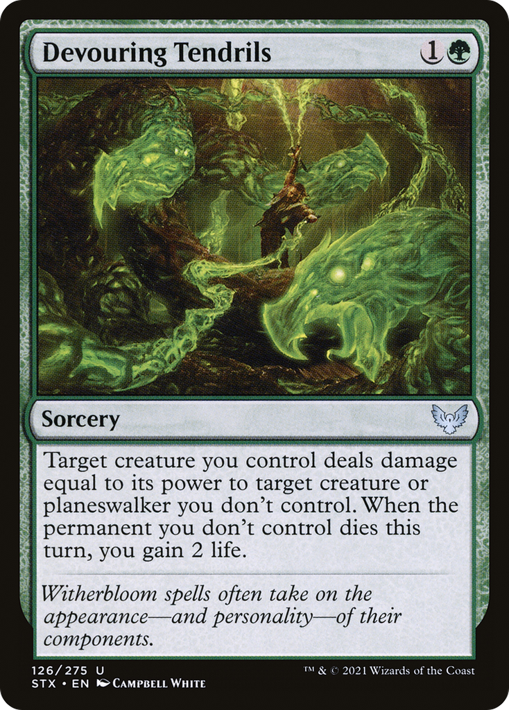 Magic: The Gathering - Devouring Tendrils Foil - Strixhaven: School of Mages