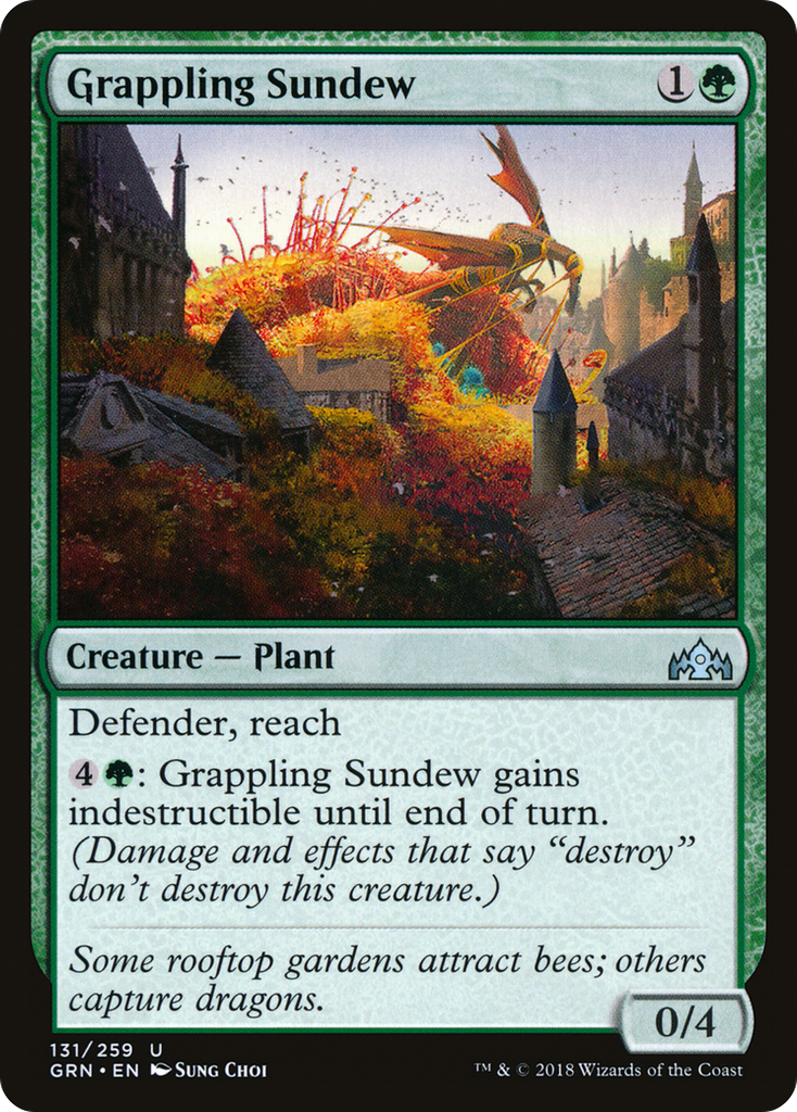 Magic: The Gathering - Grappling Sundew - Guilds of Ravnica