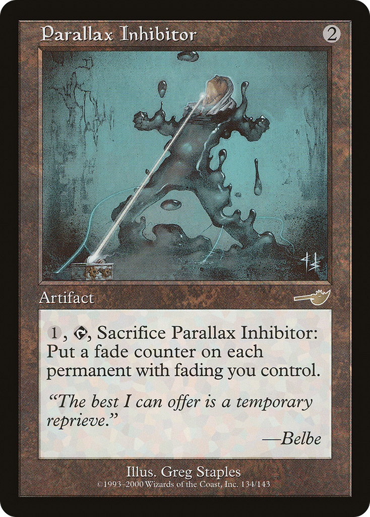 Magic: The Gathering - Parallax Inhibitor - Nemesis