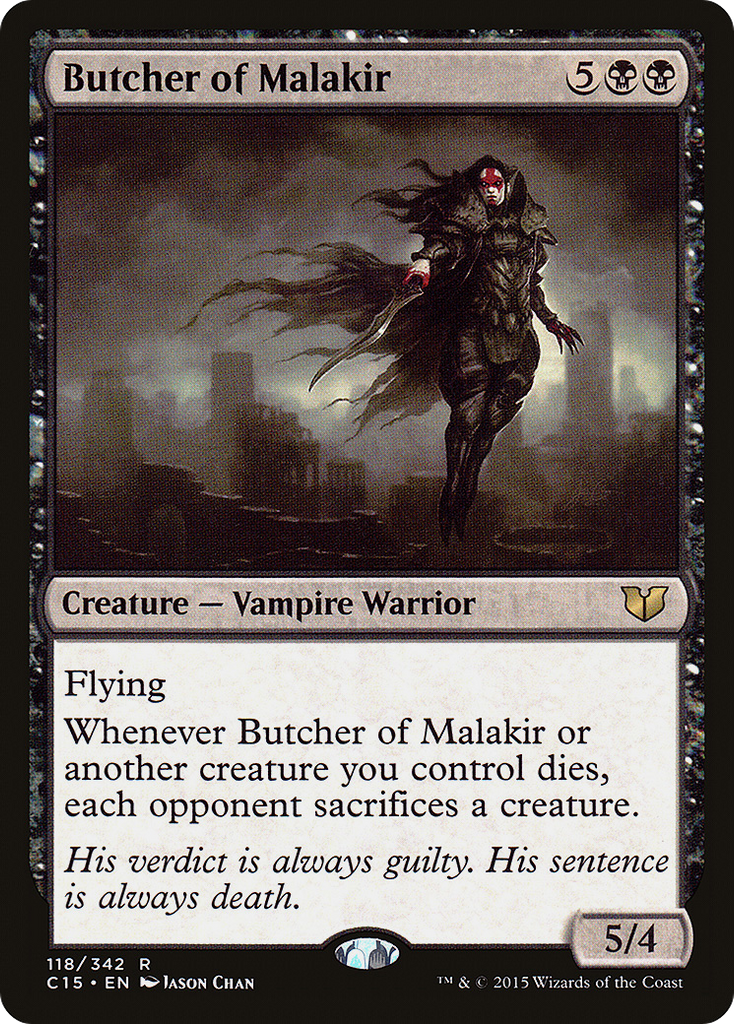 Magic: The Gathering - Butcher of Malakir - Commander 2015