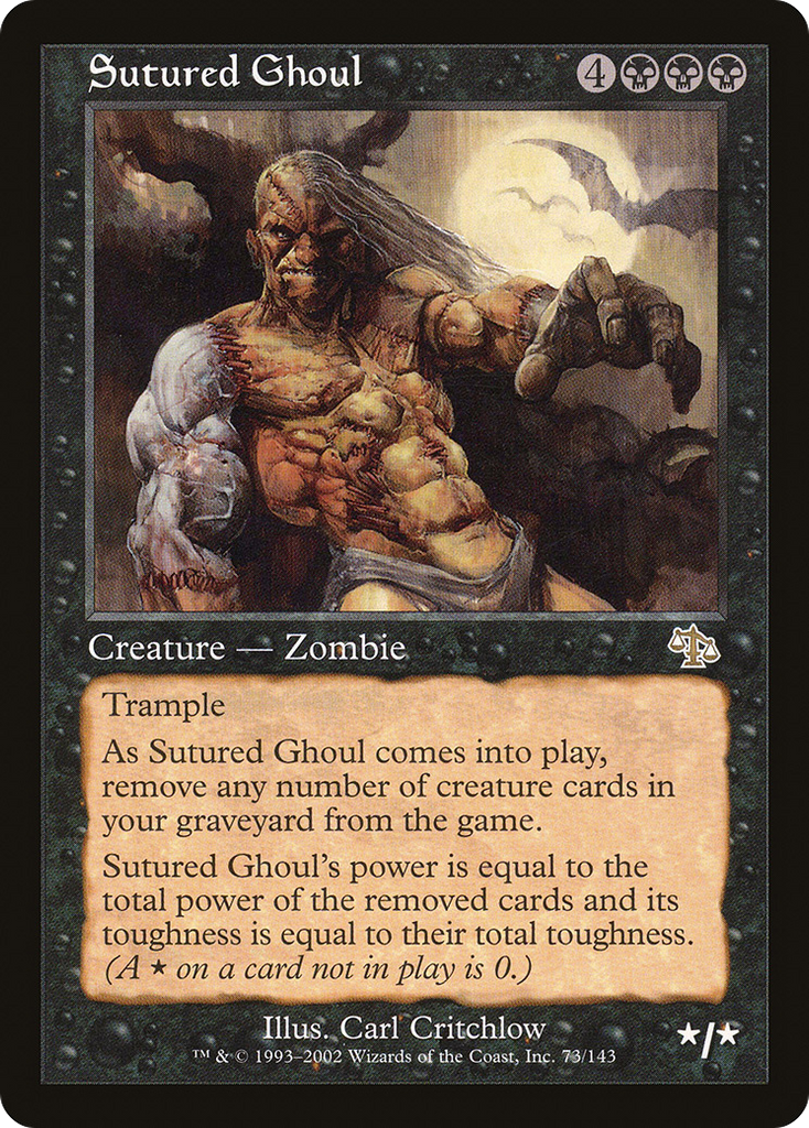 Magic: The Gathering - Sutured Ghoul - Judgment