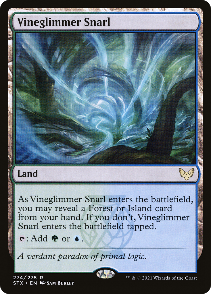 Magic: The Gathering - Vineglimmer Snarl - Strixhaven: School of Mages