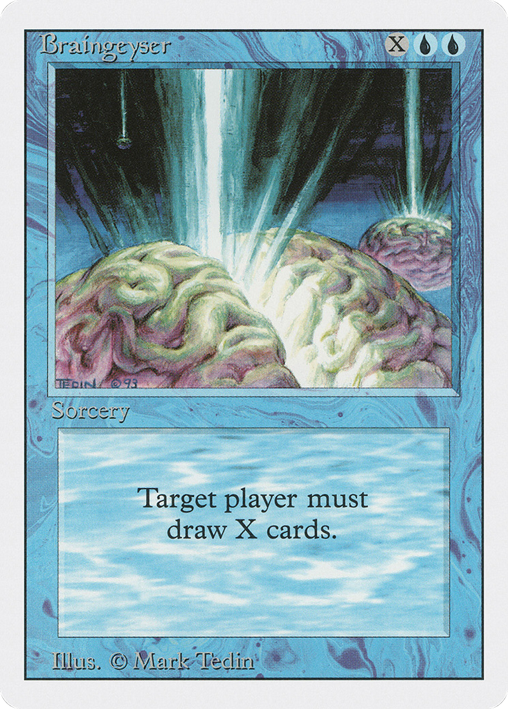 Magic: The Gathering - Braingeyser - Revised Edition