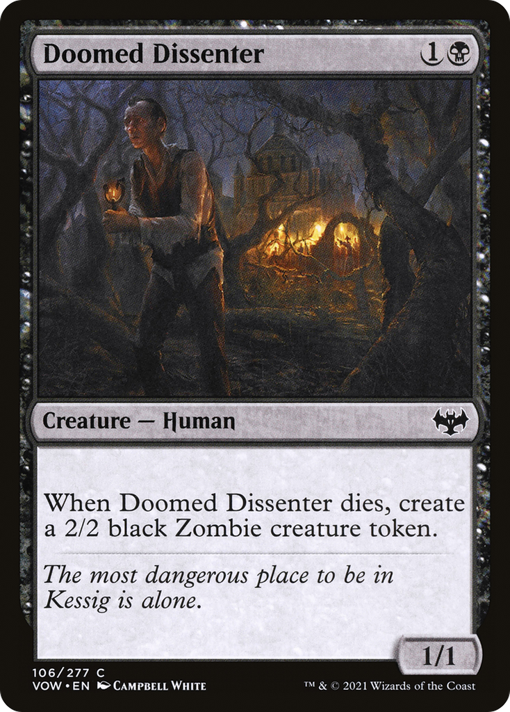 Magic: The Gathering - Doomed Dissenter - Innistrad: Crimson Vow