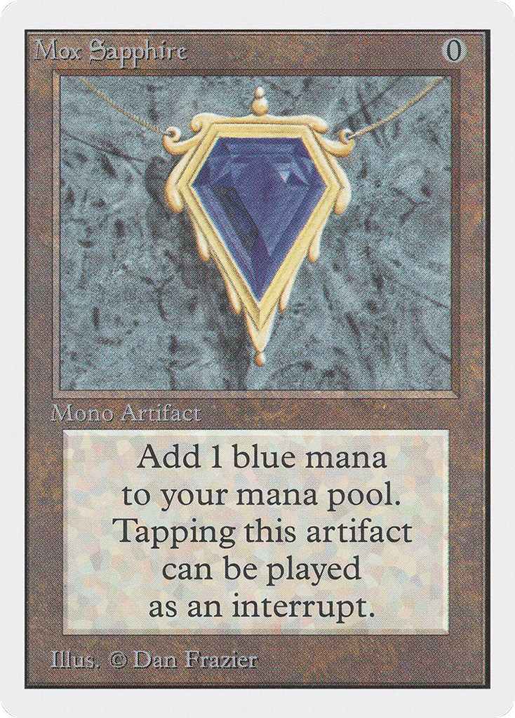 Magic: The Gathering - Mox Sapphire - Unlimited Edition