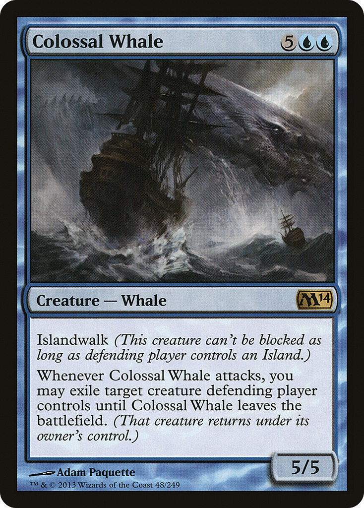 Magic: The Gathering - Colossal Whale - Magic 2014