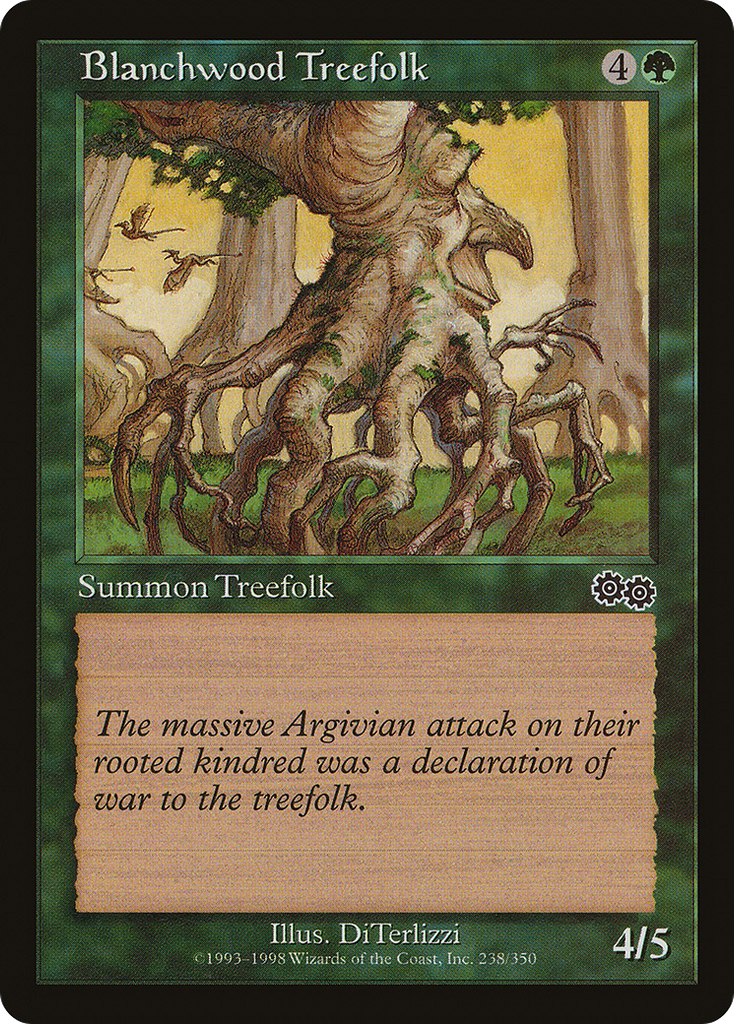 Magic: The Gathering - Blanchwood Treefolk - Urza's Saga